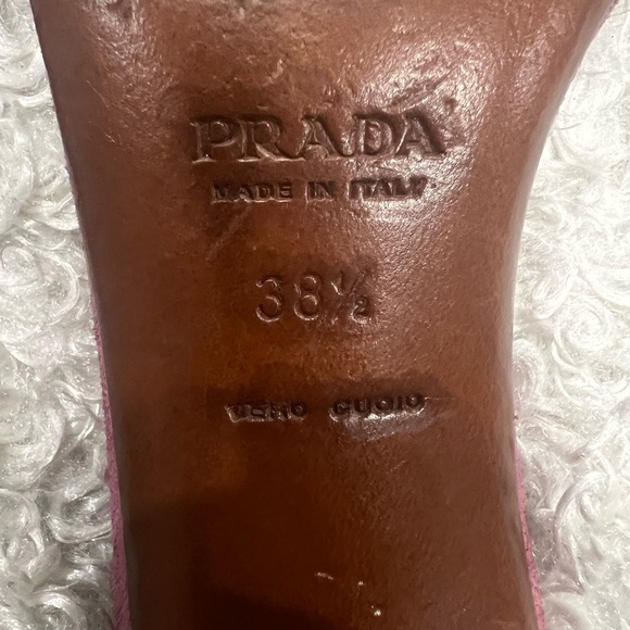 Prada Heels Block women’s Clogs Sandals - Picture 7 of 10